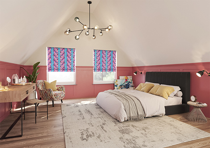 Miami, Pink - Twist&Fit Roman Blind - Image 6